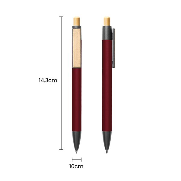 CLIPP Press Action Aluminium Ball Pen