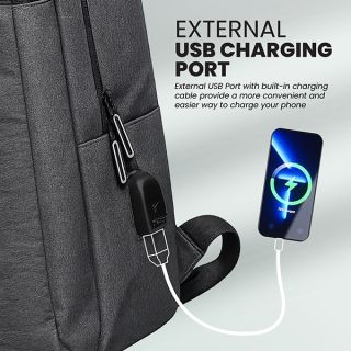 COD Travel Laptop Backpack with USB Port