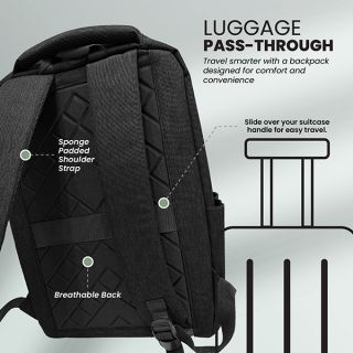 COD Travel Laptop Backpack with USB Port