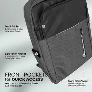 COD Travel Laptop Backpack with USB Port