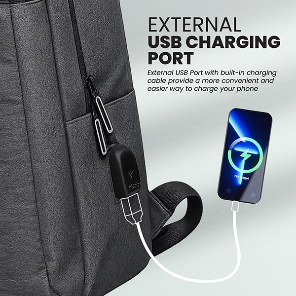 COD Travel Laptop Backpack with USB Port
