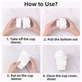 Collapsible Silicone Travel Cup Edition V2 - 350ml