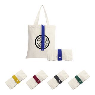 COLOR Strap Foldable Canvas Bag – 8oz (340×400)