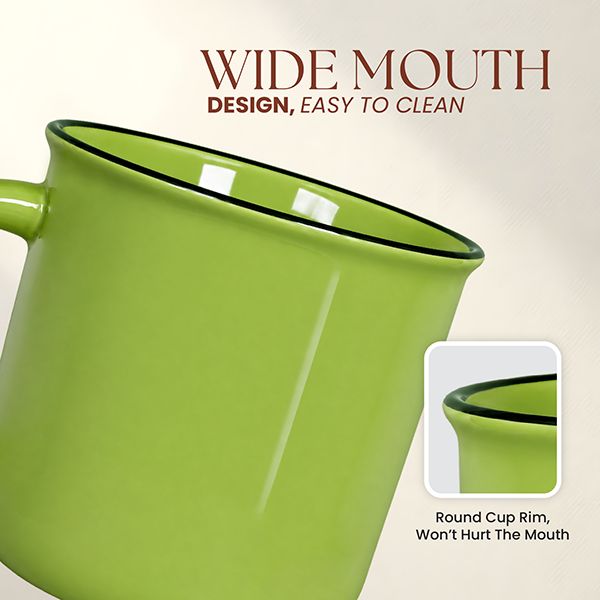 COLOR Retro Ceramic Mug - 320ml