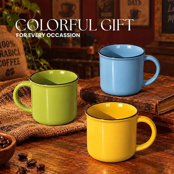COLOR Retro Ceramic Mug - 320ml