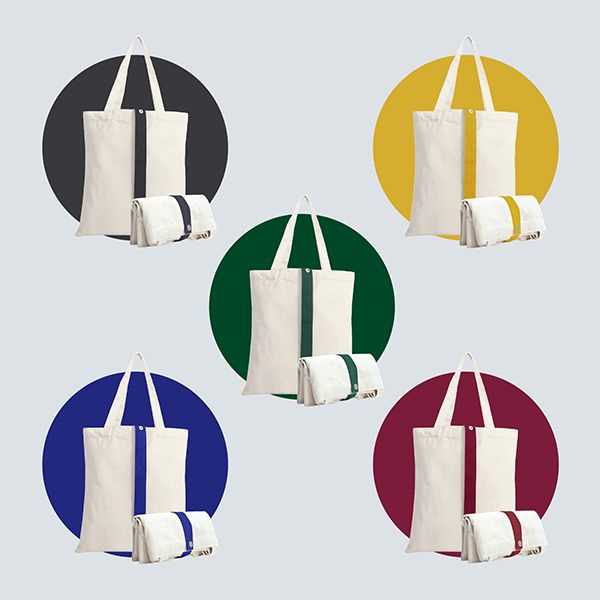 COLOR Strap Foldable Canvas Bag - 8oz (340x400)