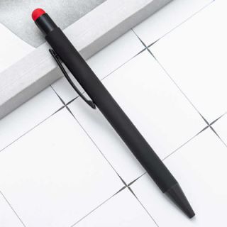 COLOUR Press Action Metal Ball Pen with Stylus