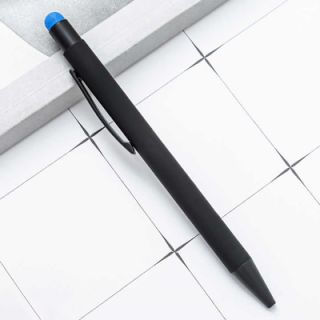 COLOUR Press Action Metal Ball Pen with Stylus
