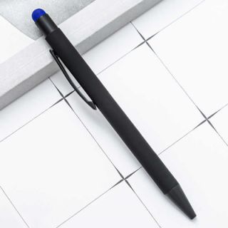 COLOUR Press Action Metal Ball Pen with Stylus