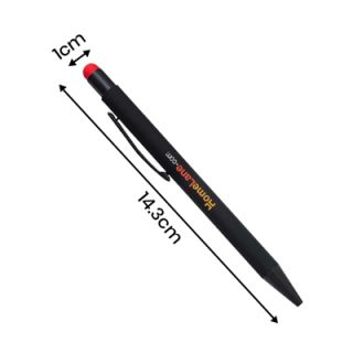 COLOUR Press Action Metal Ball Pen with Stylus
