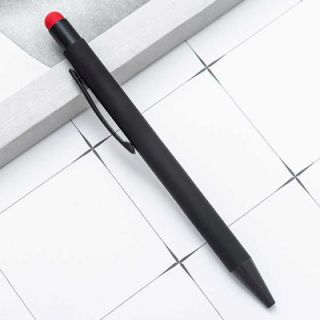 COLOUR Press Action Metal Ball Pen with Stylus