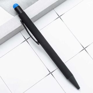 COLOUR Press Action Metal Ball Pen with Stylus