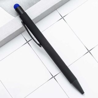 COLOUR Press Action Metal Ball Pen with Stylus