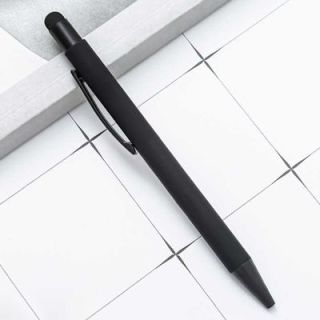 COLOUR Press Action Metal Ball Pen with Stylus
