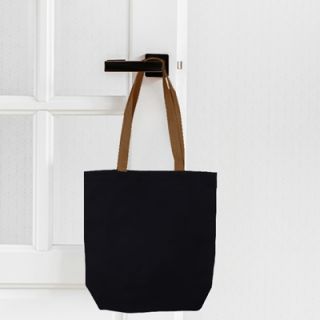 Colour Strip Black Canvas Bag - 10oz (340x310x100)