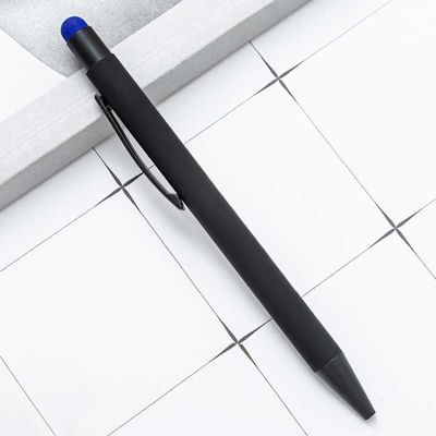 COLOUR Press Action Metal Ball Pen with Stylus