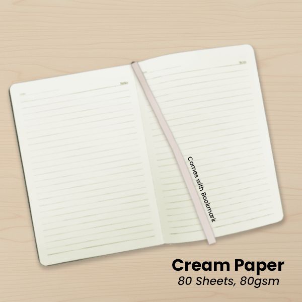 ECO-CORK Notebook with Velvet Tone