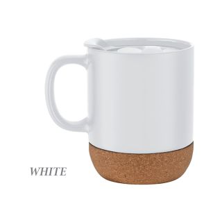 CORK 2 Tone Ceramic Mug with Cover – 350ml