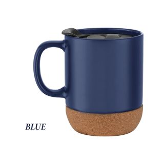 CORK 2 Tone Ceramic Mug with Cover – 350ml