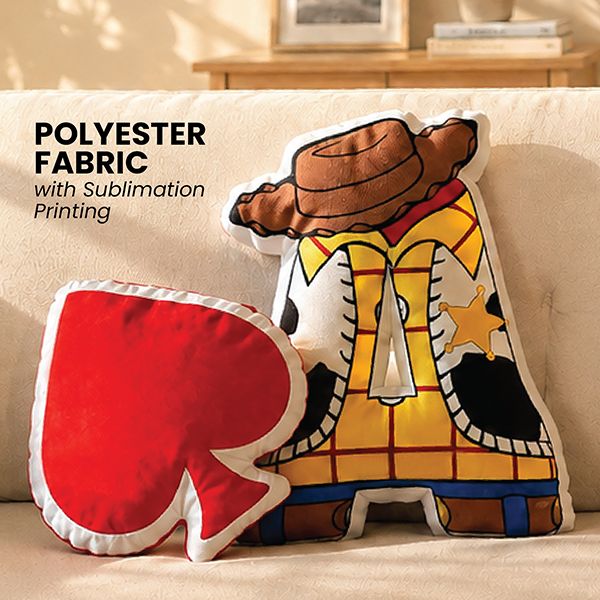 Custom Shaped Polyester Throw Pillow