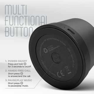 EchoMag HD Sound Bluetooth Speaker - 500mAh Battery