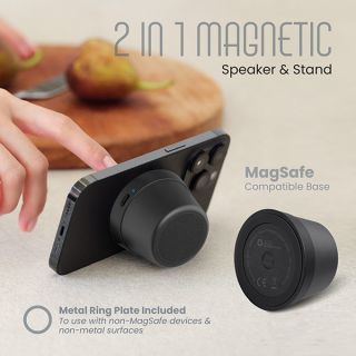 EchoMag HD Sound Bluetooth Speaker - 500mAh Battery
