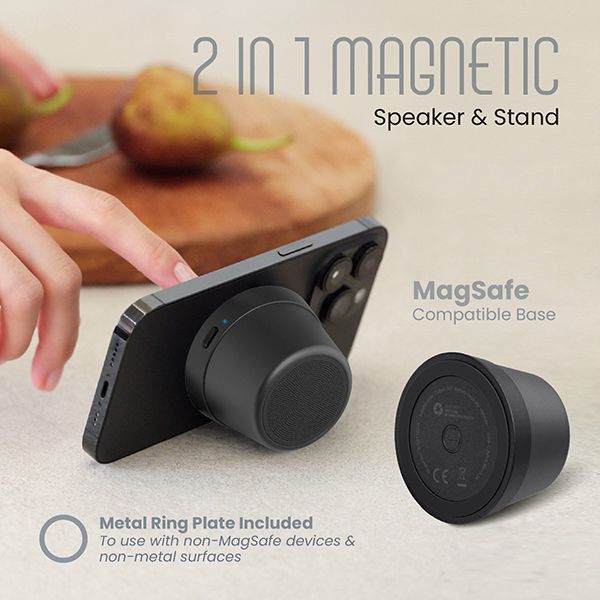 EchoMag HD Sound Bluetooth Speaker - 500mAh Battery