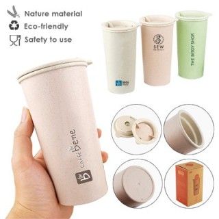 Eco-Wheat Natural Straw Tumbler - 400ml