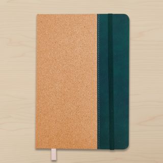ECO-CORK Notebook with Velvet Tone