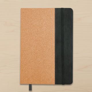 ECO-CORK Notebook with Velvet Tone