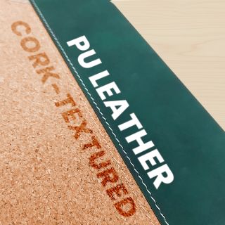 ECO-CORK Notebook with Velvet Tone