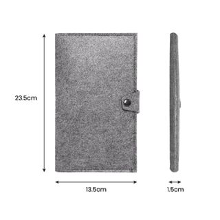 Felt Passport Multi-purpose Pouch with Pen Loop