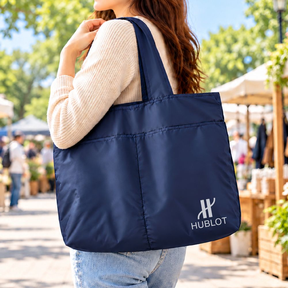 FLEXI Carry Foldable Tote Bag with Zippered