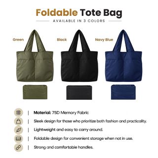 FlexiCarry Foldable Tote Bag