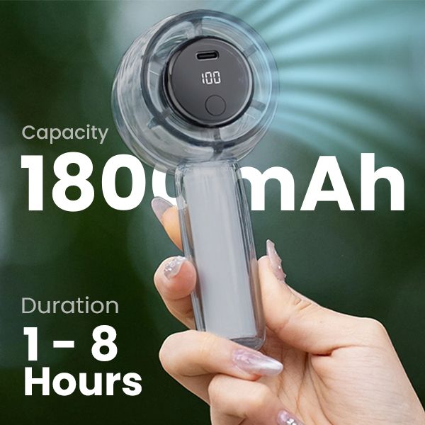 FLOW Handheld LED Mini Fan - 1800mAh