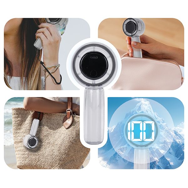 FLOW Handheld LED Mini Fan - 1800mAh