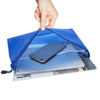 Frosted PVC Organizer with Net Divider - A4 Size