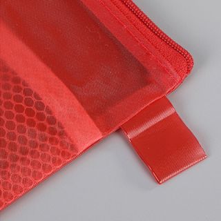 Frosted PVC Organizer with Net Divider - A5 Size