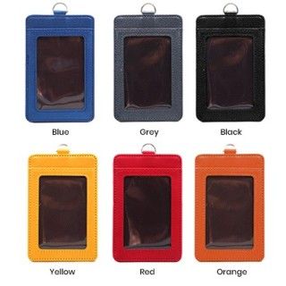 GEM Faux Leather Slim ID Tag Holder