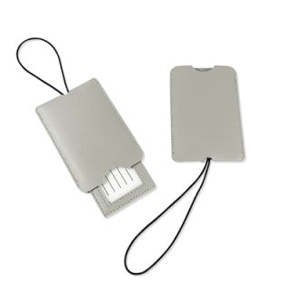 HER PU Leather Luggage Tag Holder