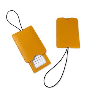 HER PU Leather Luggage Tag Holder