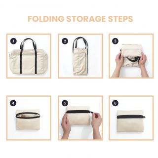HEXA Foldable Holiday Travel Luggage Bag