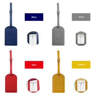 HIS PU Luggage Tag Holder