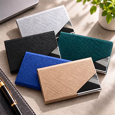 HUGO PU Name Card Holder
