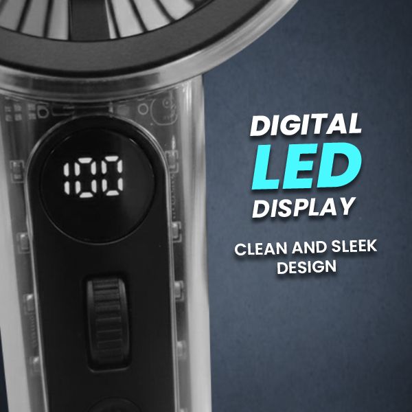 ICEFLOW Turbo Handheld Mini Fan - 3000mAh