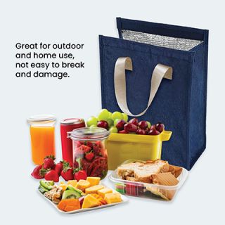 Insulated Thermal Polyester Lunch Cooler Bag - L