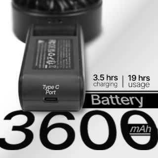 JISULIFE Handheld Mini Fan Life 7 - 3600mAh