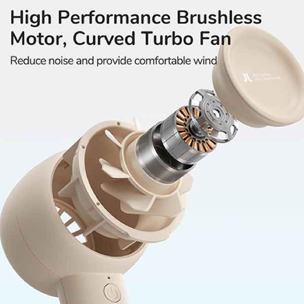 JISULIFE Handheld 3 Speed Mini Fan - 2000mAh