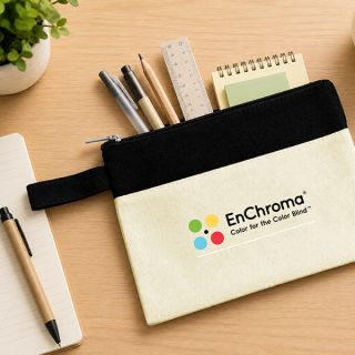 JIWA Canvas Zippered Pouch Travel Organizer - 12oz