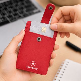 Korea Fabric ID Holder with Snap Closure